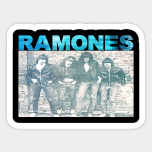 Retro Ramones Band Sticker